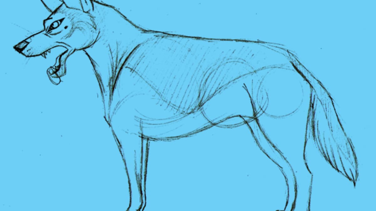 How To Draw A Semi Realistic Dog Feltmagnet