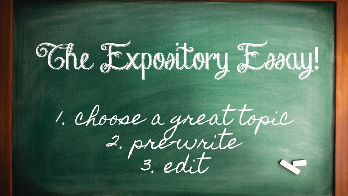 100 Expository Essay Topic Ideas, Writing Tips, and Sample Essays - Owlcation - Education