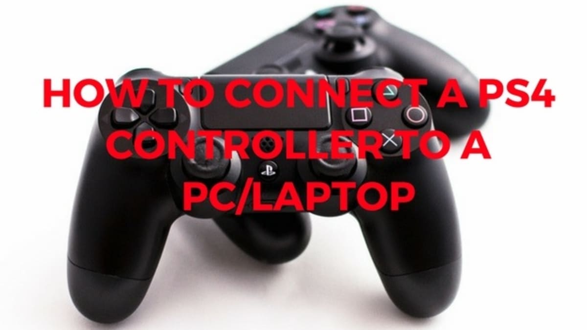 use ps4 controller on laptop