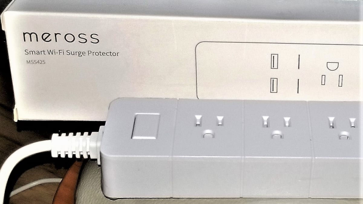 meross smart wifi power strip