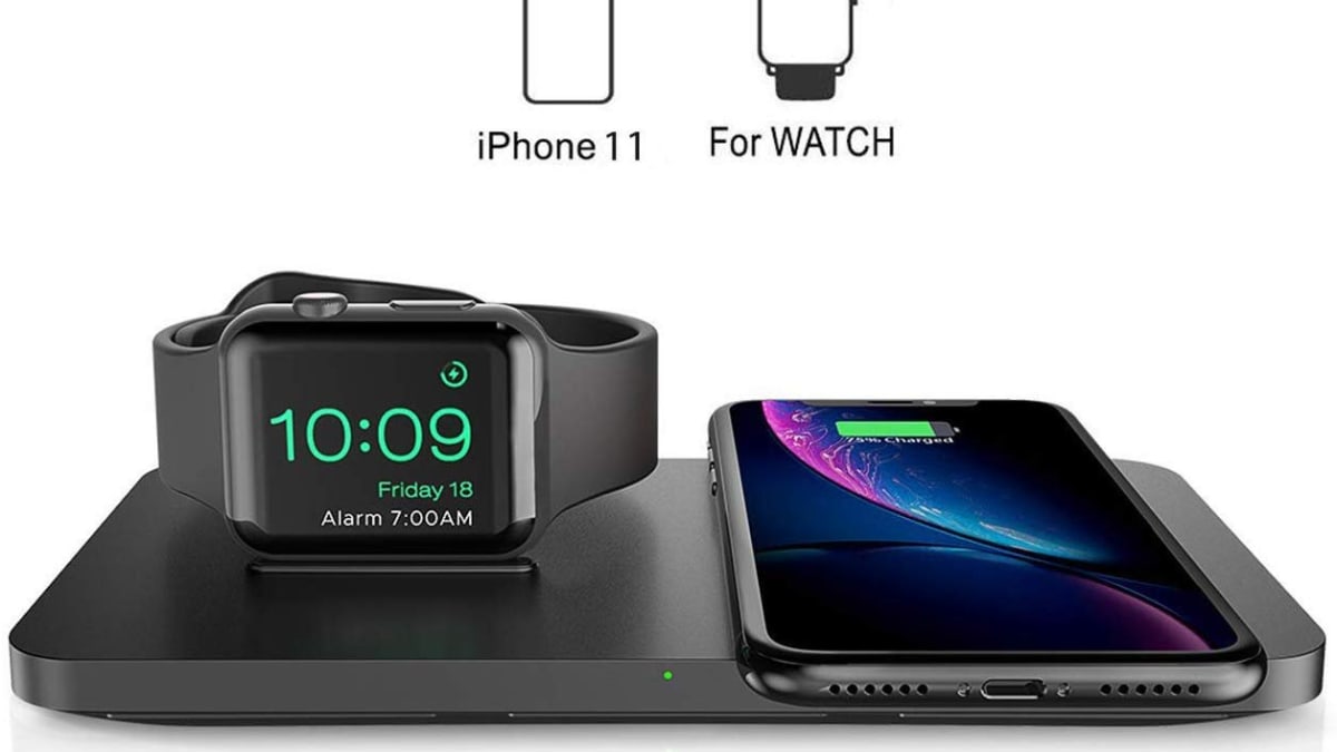 wireless iwatch and iphone charger
