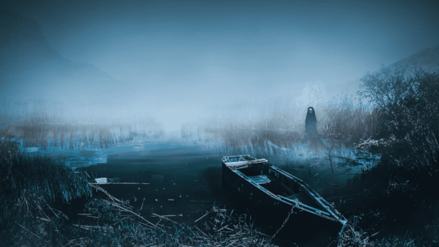 People Were Floored When They Saw a Ghostly Figure Floating on Water ...