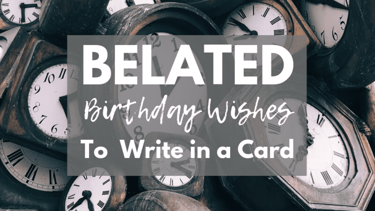 30 Belated Birthday Wishes That Can Get You Out of Trouble -  SayingImages.com