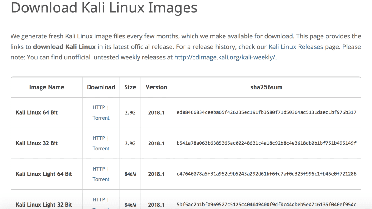 kali linux iso file booter