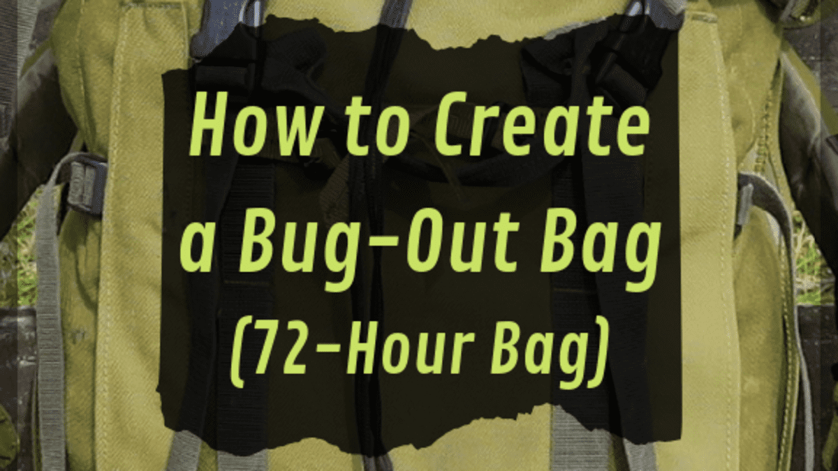 BLACK/GREY 72 Hour Bug Out Bag Survival Kit Backpack Emergency BOB 3 Day Pack 