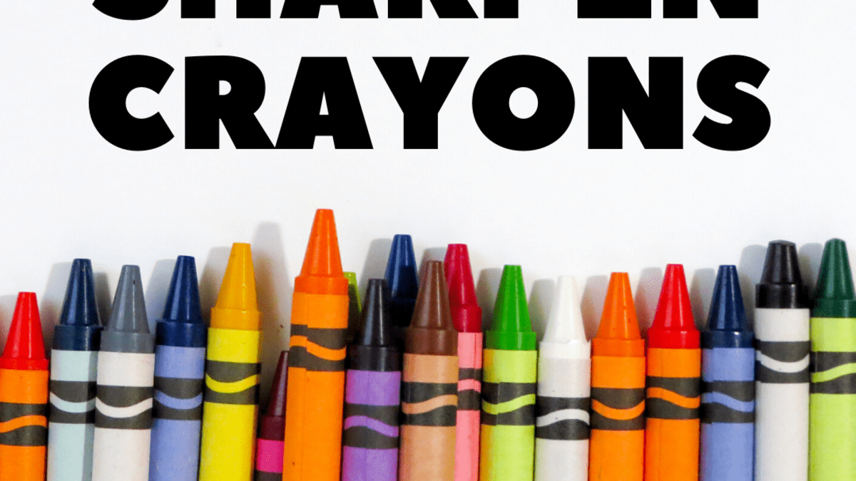 Three Easy Ways to Sharpen Crayons - FeltMagnet