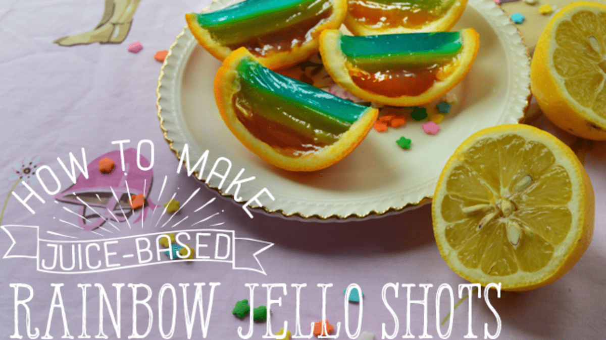 Juice-Based Rainbow Jello Shot Recipe: Healthy but Strong! - Delishably