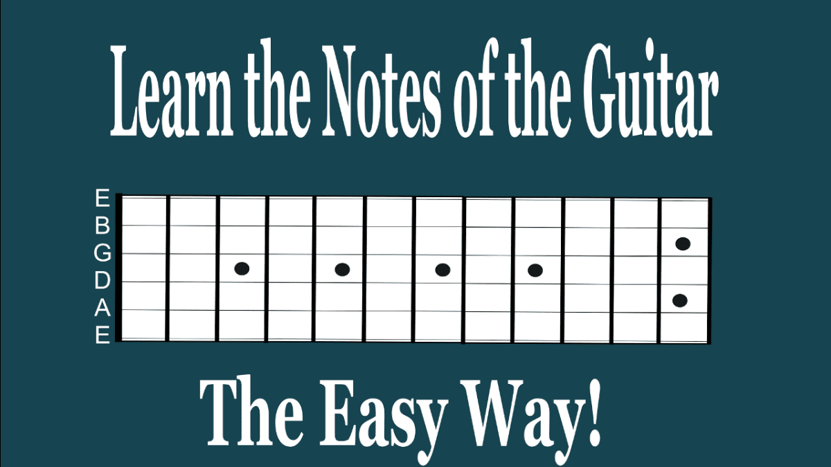 How To Learn The Notes Of The Guitar Fretboard The Easy Way Spinditty