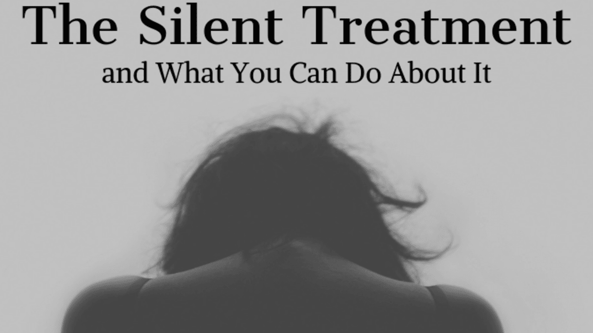 Why men give the silent treatment
