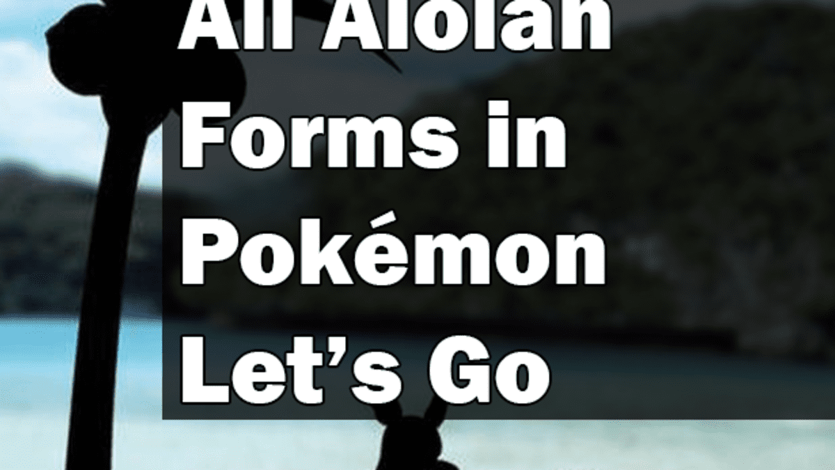 🌟All Alola Forms Pokemons Lets Go Pikachu and Eevee Home🌟