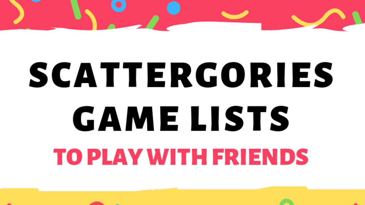 Scattergories Lists to Play With Your Friends - HobbyLark