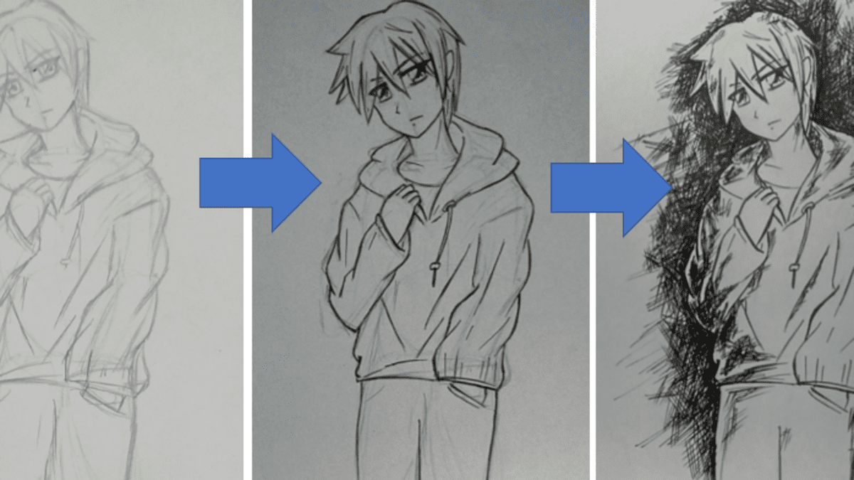 How to Draw an Anime Boy (Shounen) - FeltMagnet