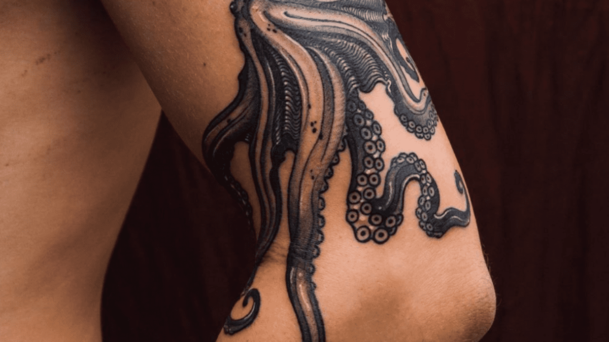 Octopus cover up  Body art tattoos Tattoos Skull tattoo