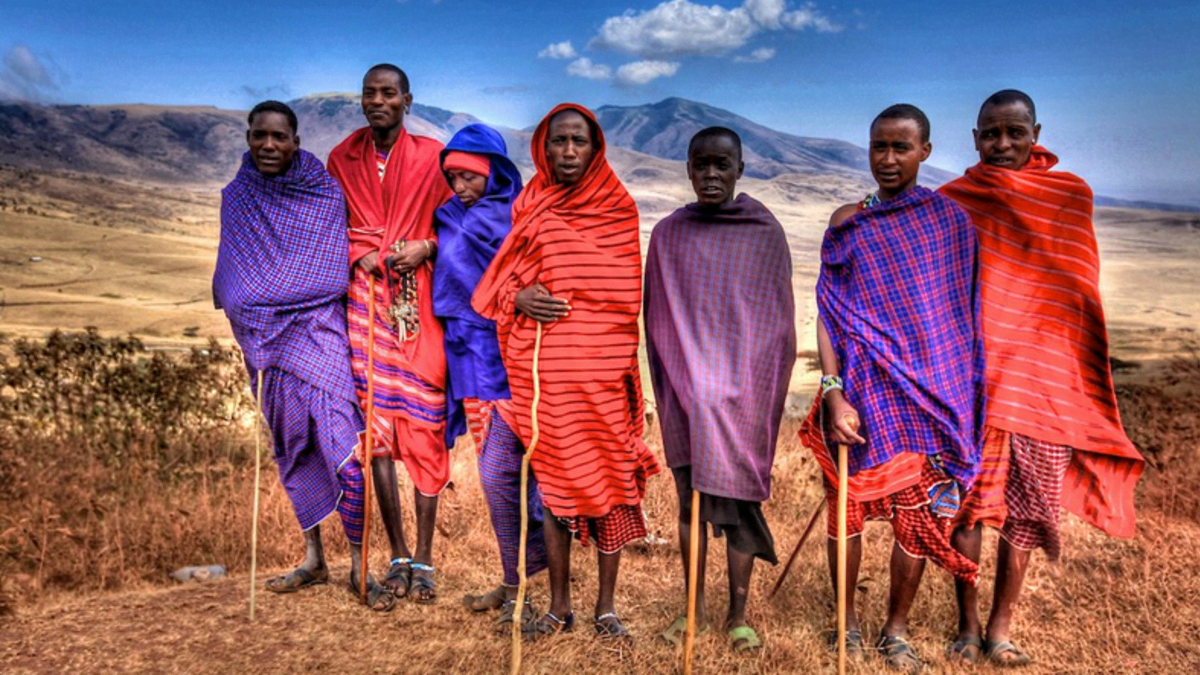 The Shuka Cloth, originating from the Maasai Tribe in Kenya East