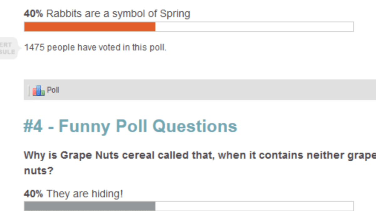Quiz: Funny Poll Questions - HubPages