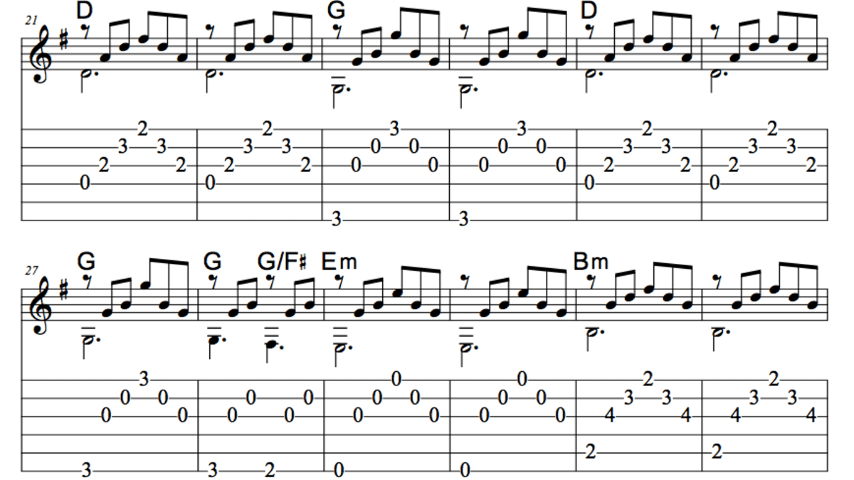 tubescore: O Holy Night Tab Sheet Music for Guitar Christmas Carol with  chords