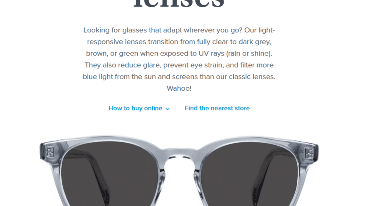 can you get new lenses in warby parker frames