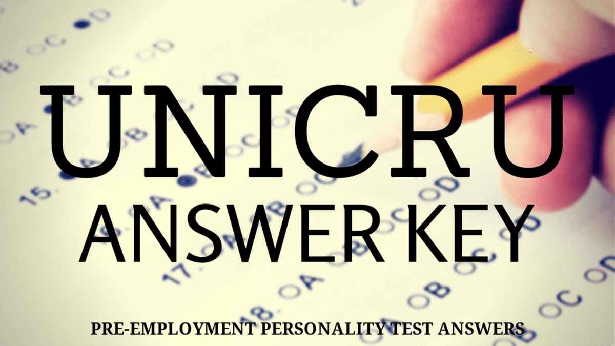Unicru Personality Test Answer Key: Read This, Get Hired - ToughNickel