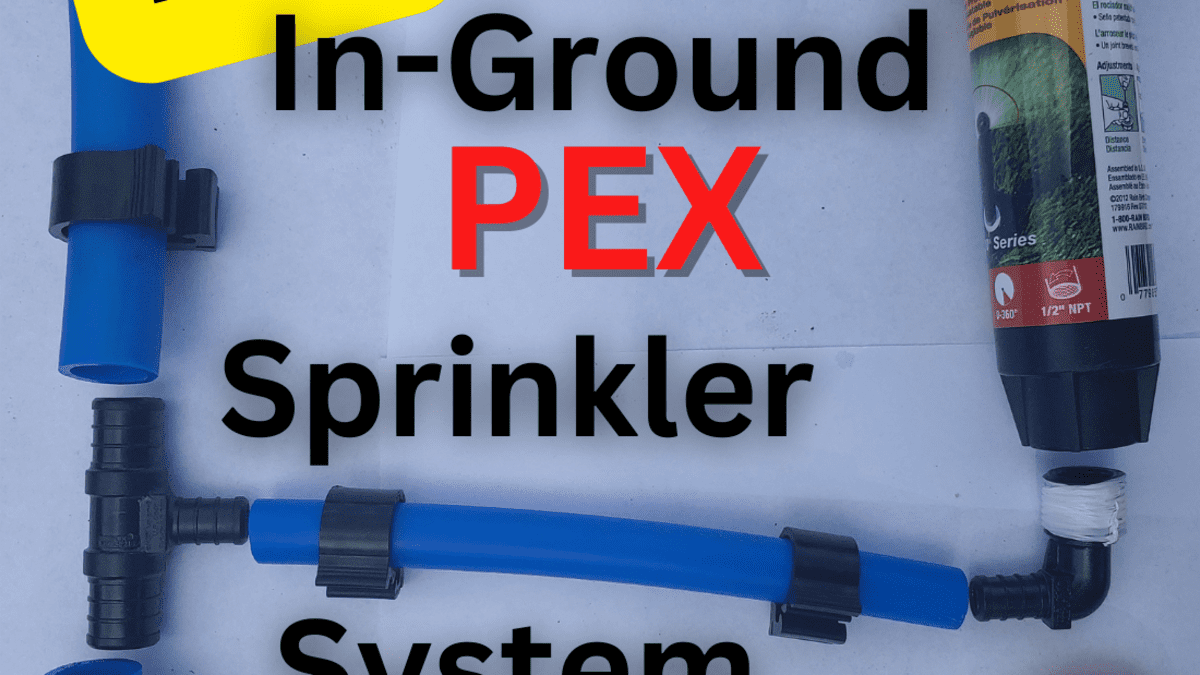 How to Install a DIY PEX Pop-Up Lawn and Garden Sprinkler System - Dengarden