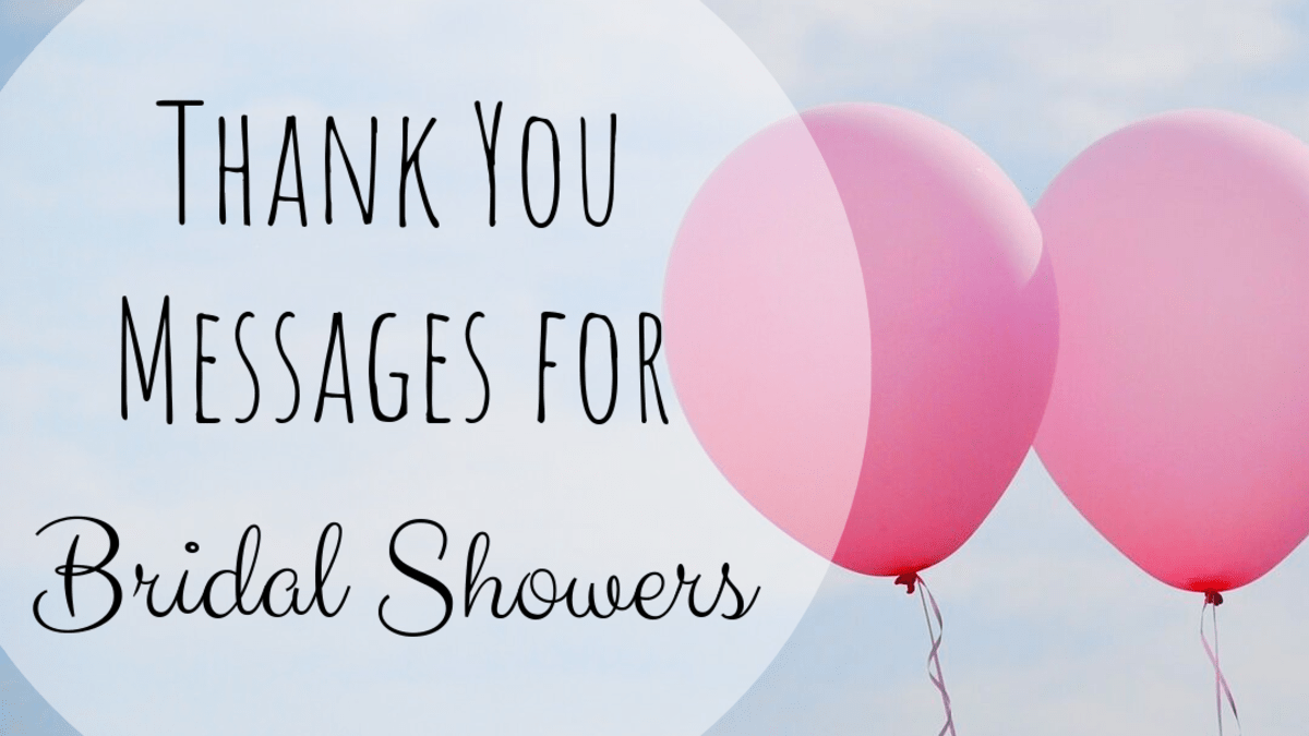 bridal shower thank you notes