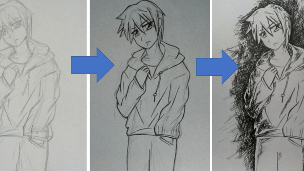 How To Draw An Anime Boy Shounen Feltmagnet Crafts