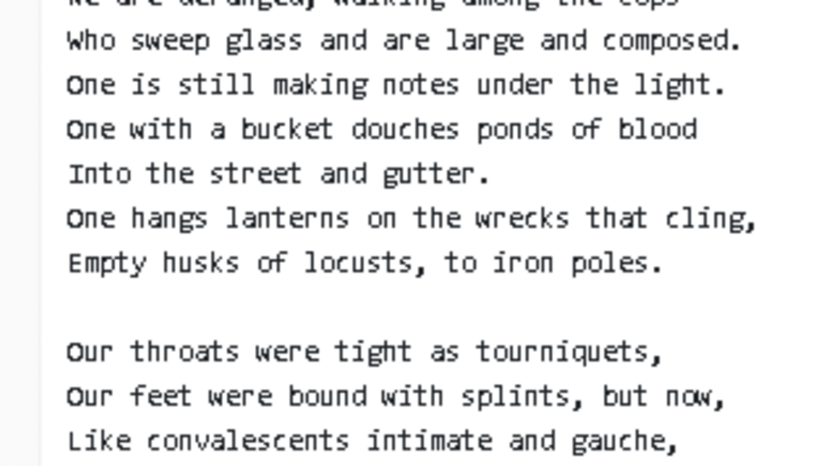 Analysis Of Poem Auto Wreck By Karl Shapiro Owlcation Education