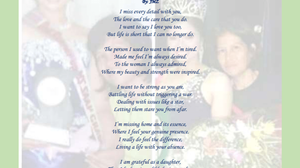 Poems For My Dear Parents Letterpile