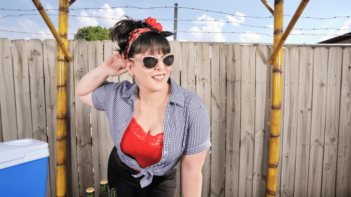 rockabilly dresses for women Vintage 1950s Swing Dress Pinup 50s Retro Hepburn Style Halterneck A-Line #A: Black S : Clothing, Shoes & Jewelry Side Zipper Rockabilly Pinup Deep Blue Satin