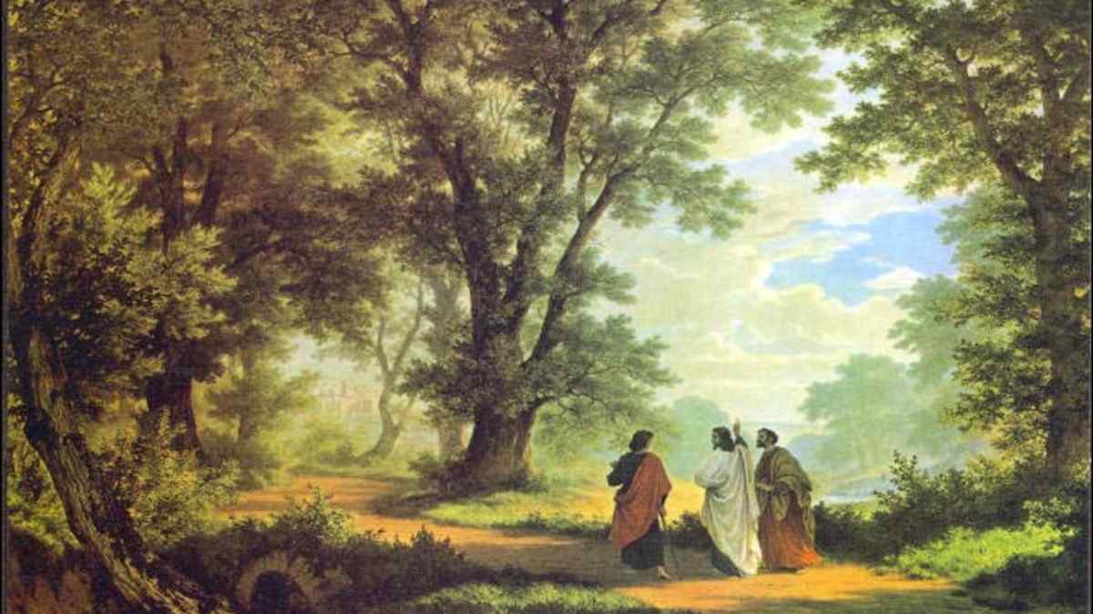 絵画 NAZE - He is the god of the forest Genesis 3:8 Artwork | Bible Art