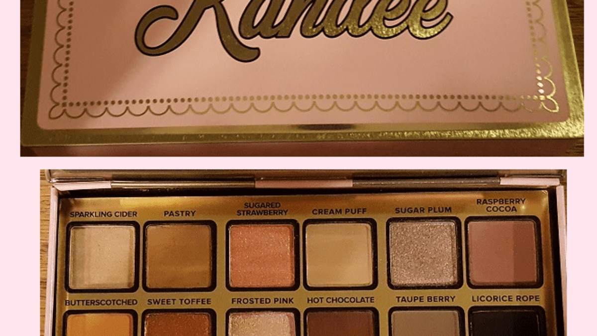 Too offers Faced kandee eyeshadow pallete