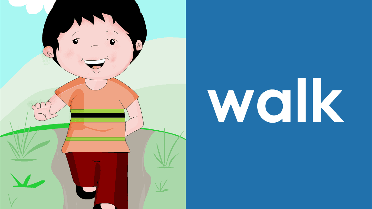 Action words for kids - pictures, videos & teaching tips