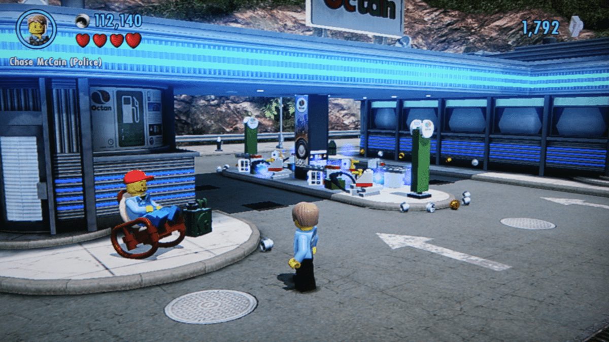 Lego city undercover outlet police station gold bricks