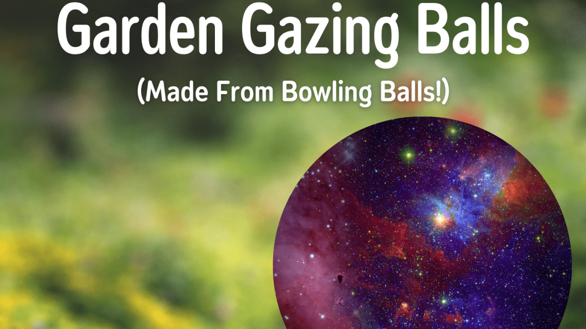 How to Spray Paint a Bowling Ball to Make Garden Gazing Art