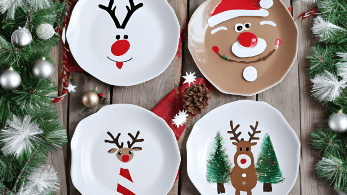 60 Easy DIY Christmas Plates for Kids to Make in 2024 HubPages