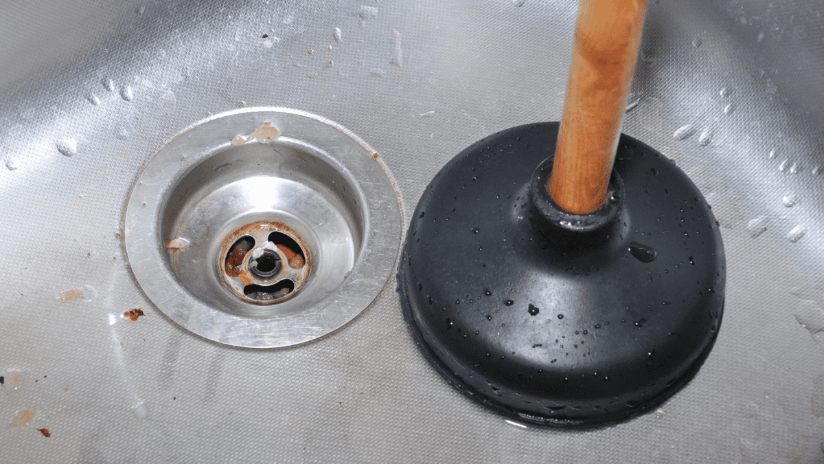 Unclog a drain on sale home remedy