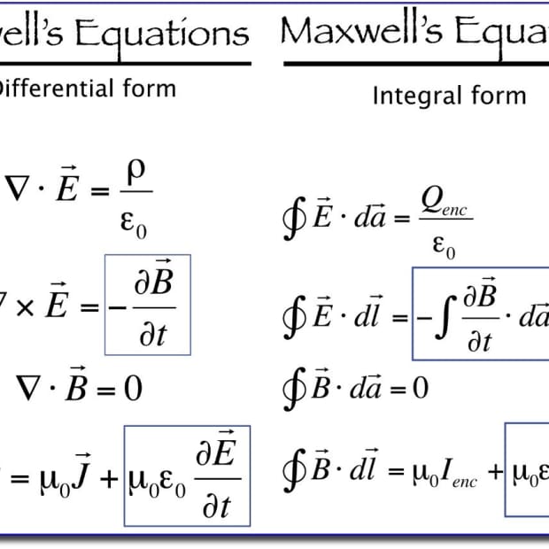 麦克斯韦 - 方程 - 位移电流