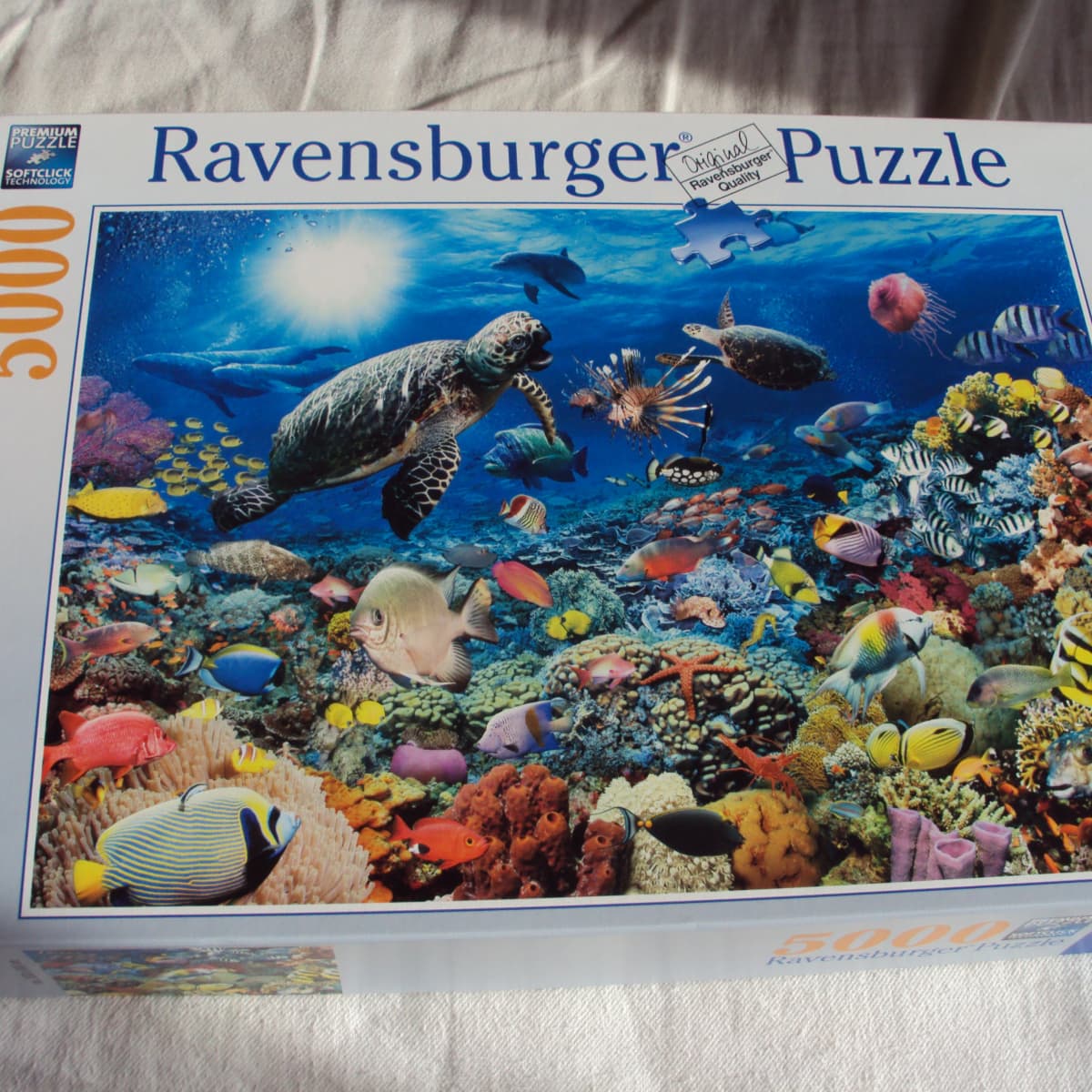 Adult Puzzle 5000 or Jigsaw Puzzle Families Kids Gifts 5000 Piece Puzzles Weißer Tiger-5000