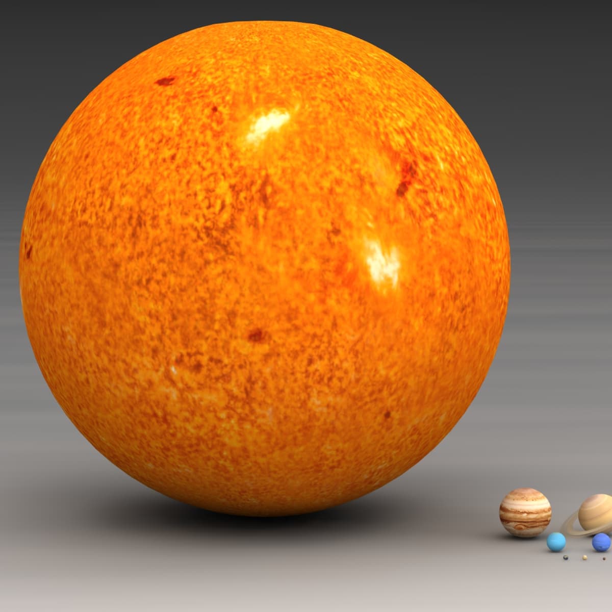 supergiant compared to sun