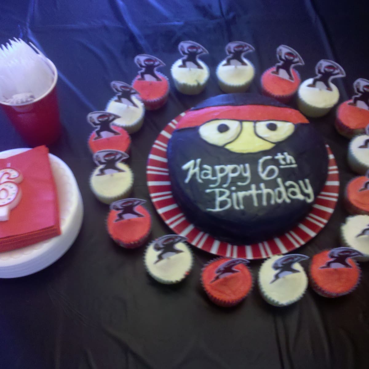 Ninja cake topper, Ninja birthday partyt, Ninja Birthday, Ninja tablew – JO  SEASONS CRAFTS