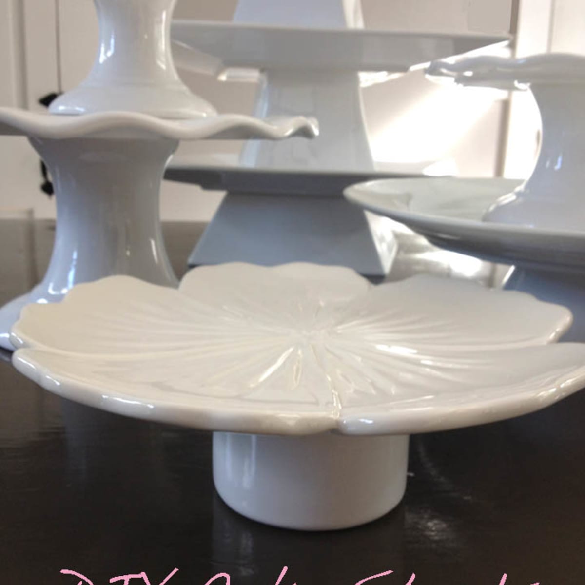 Cake stand with dome vintage -  Italia
