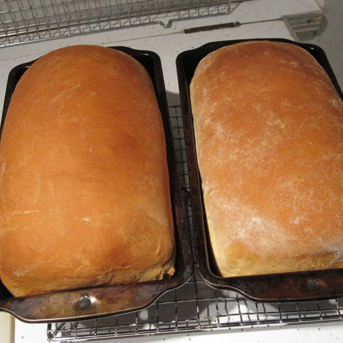 Simple Homemade White Bread (KitchenAid Stand Mixer) 