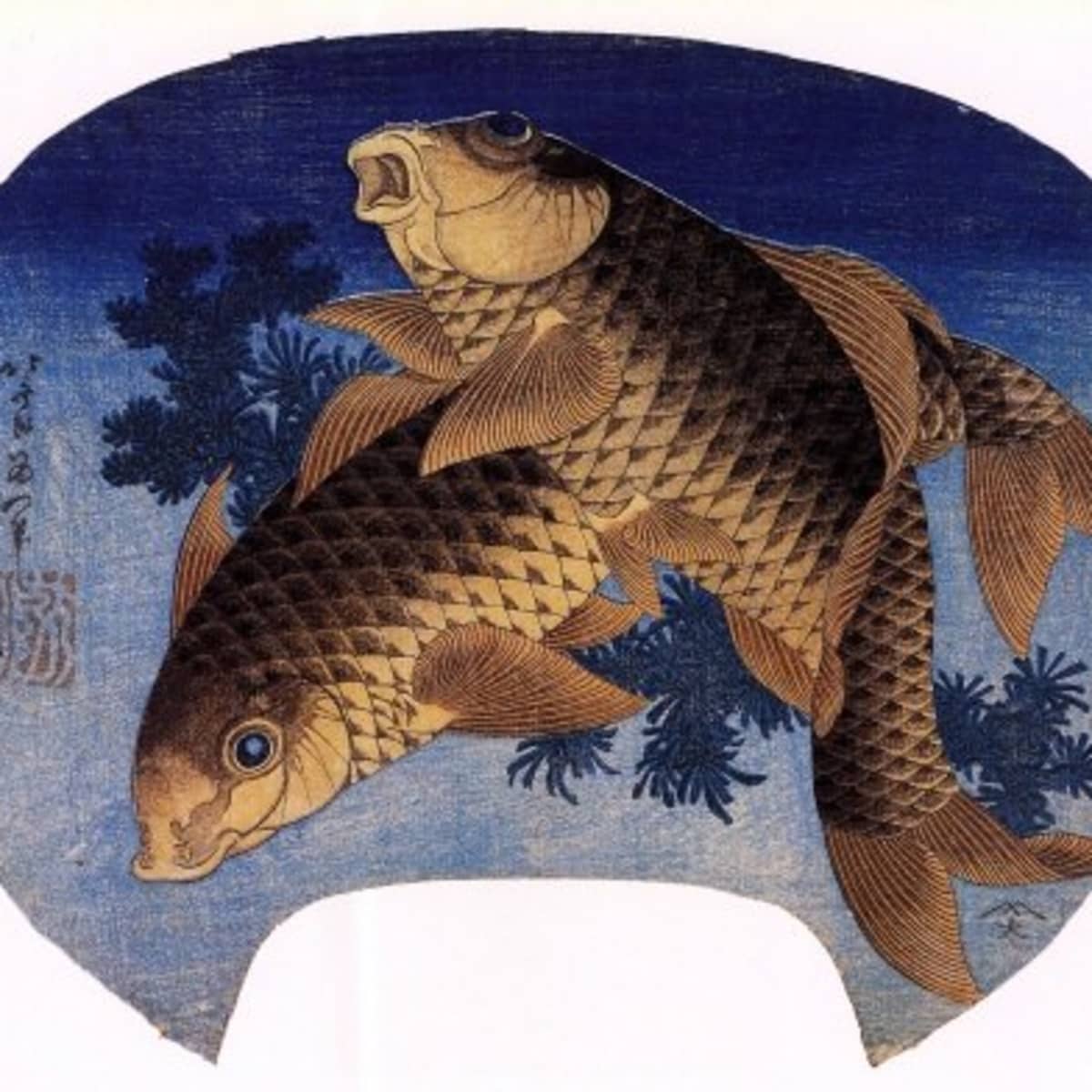 japanese fish painting
