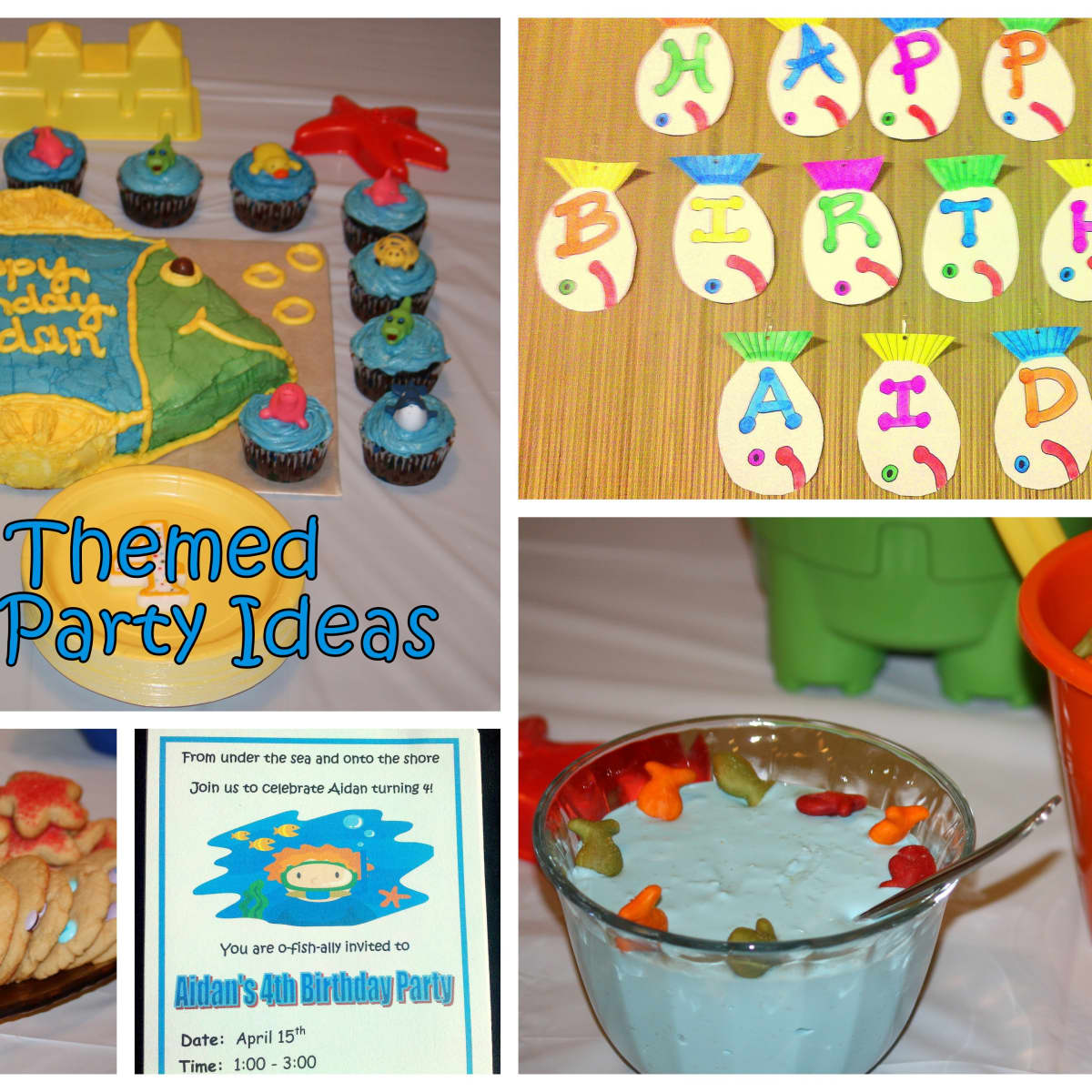 Under the Sea Party Ideas with Ocean Themed Food and Decorations