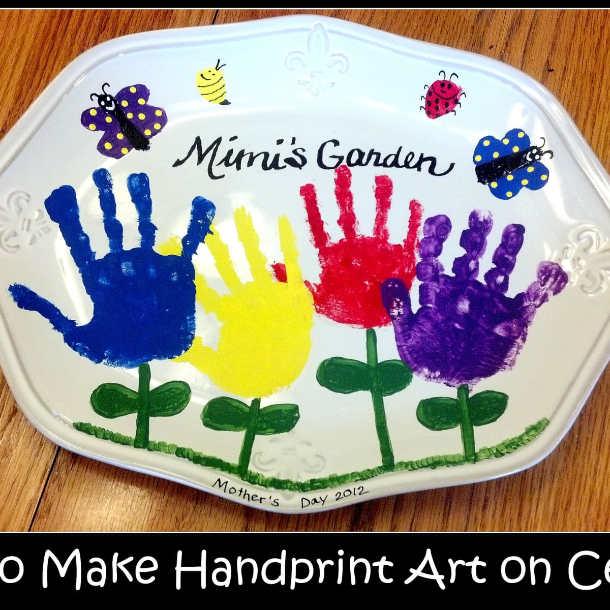 How To Make Handprint Art On Ceramics Feltmagnet