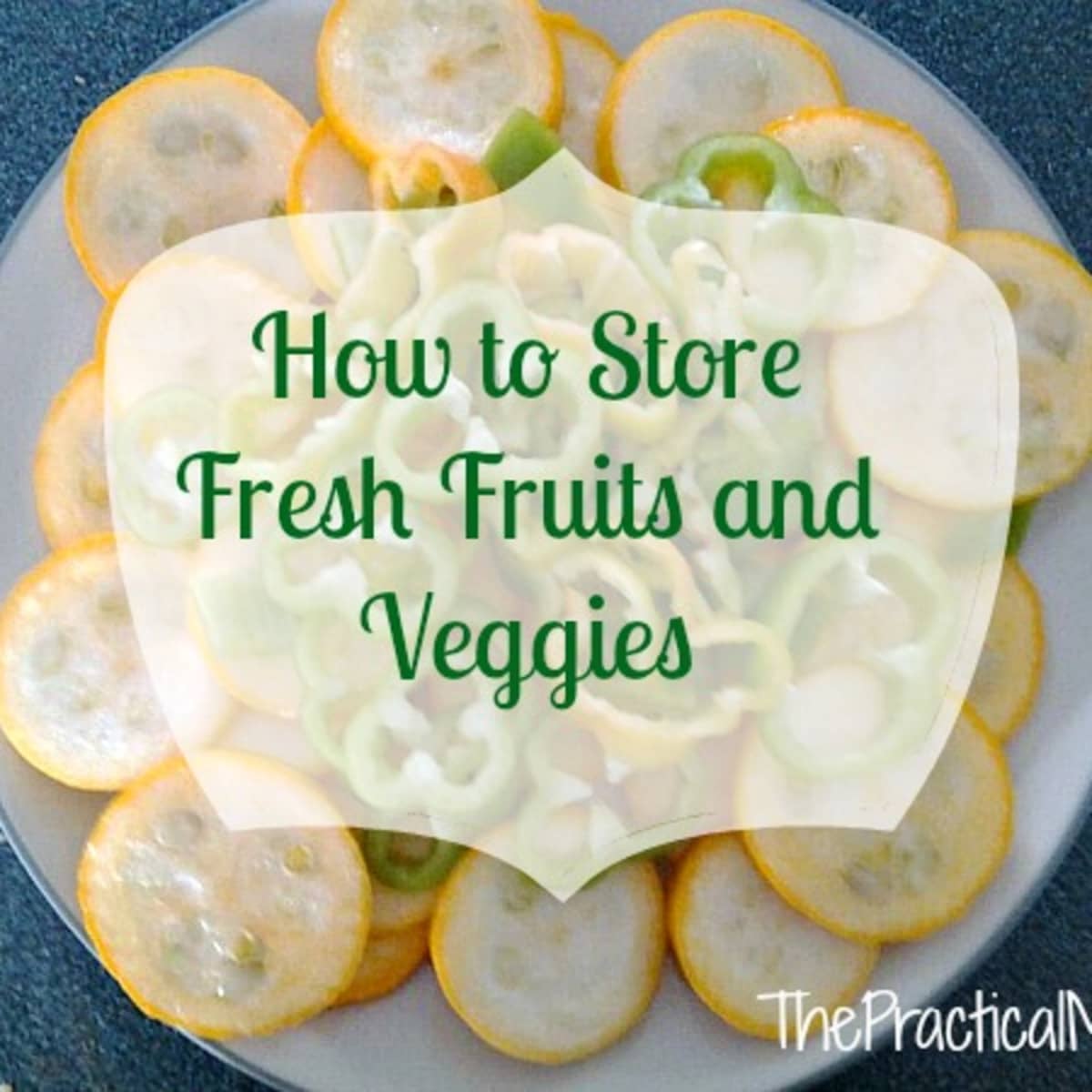 Storage of fresh fruit and vegetables