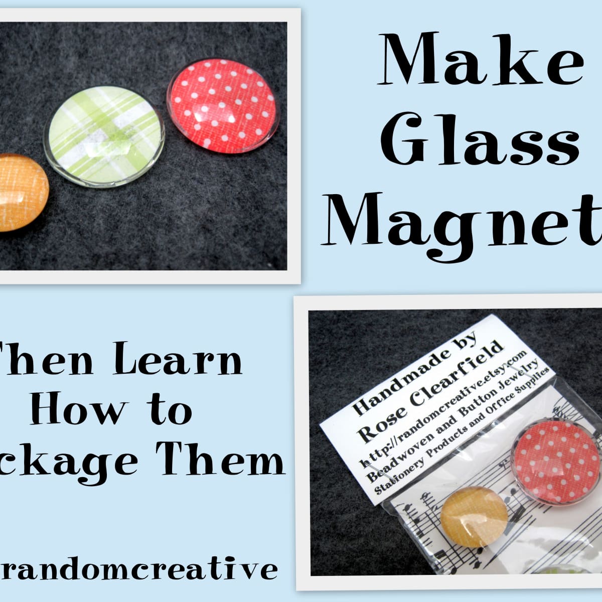 How To Make Glass Magnets Feltmagnet