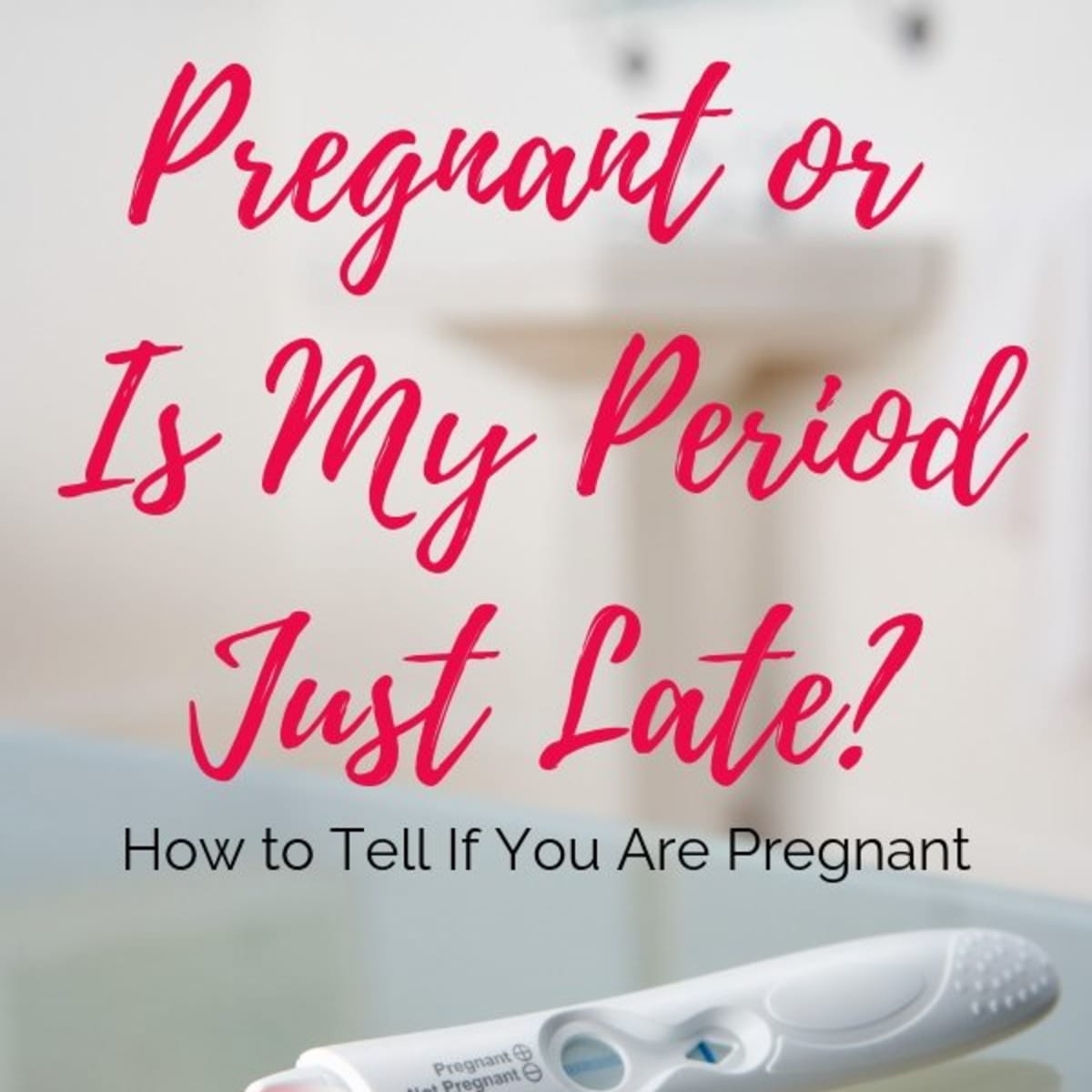 Withdrawal bleed means not pregnant