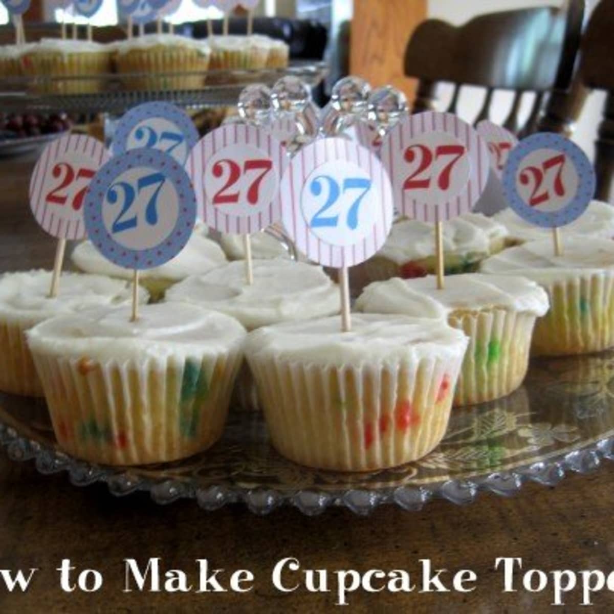 Easy Photo Cupcake Topper DIY! - A Beautiful Mess