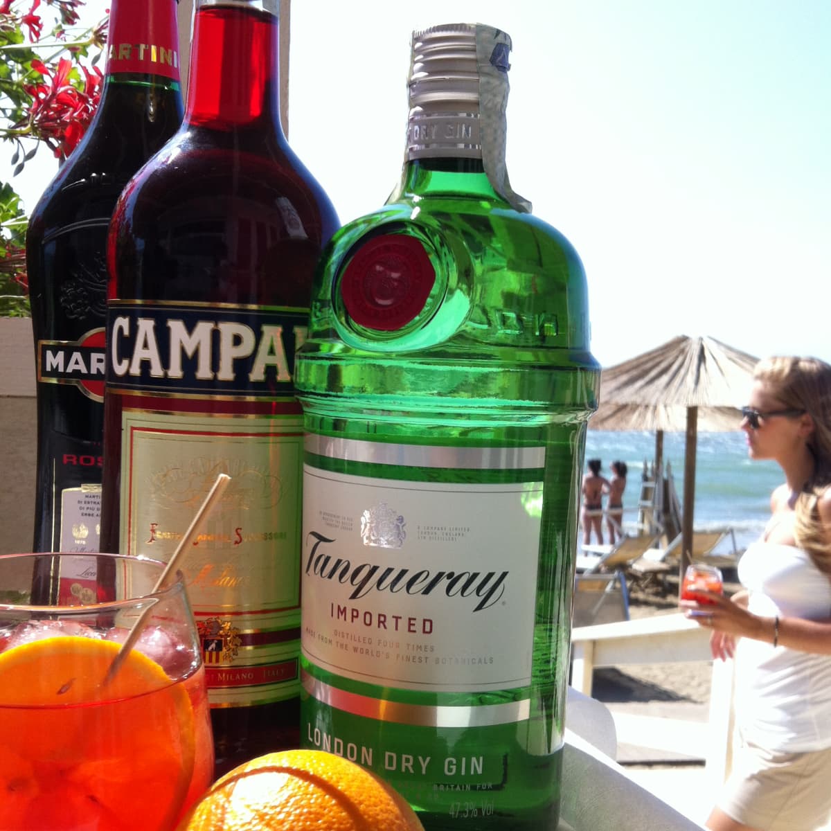 Combo Negroni bitter campari-martini rosso-gin 1 LT - Giosiwine