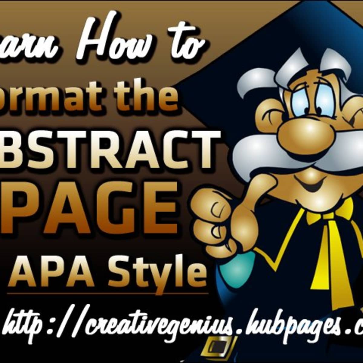 Format The Abstract Page In Apa Style 6th Edition Owlcation